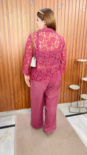 Power net premium Three Piece Coord Set