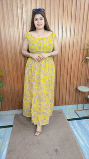 Cotton Summer Smokey Dress
