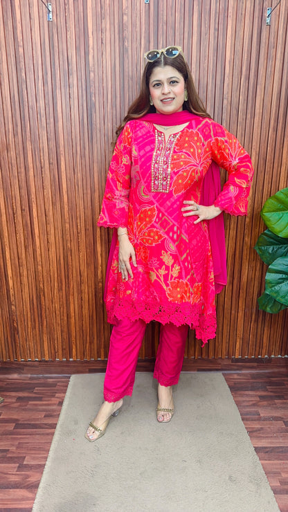 Premium C cut Style suit set