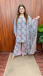 Classic Digital short kurta with dupatta set