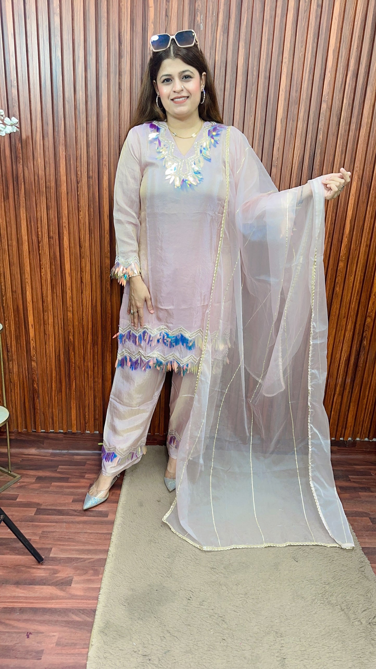 Premium Jimmu choo short kurta with pant