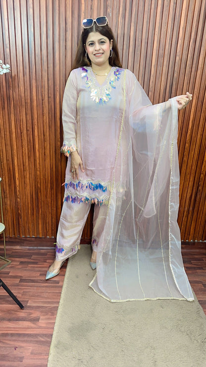 Premium Jimmu choo short kurta with pant