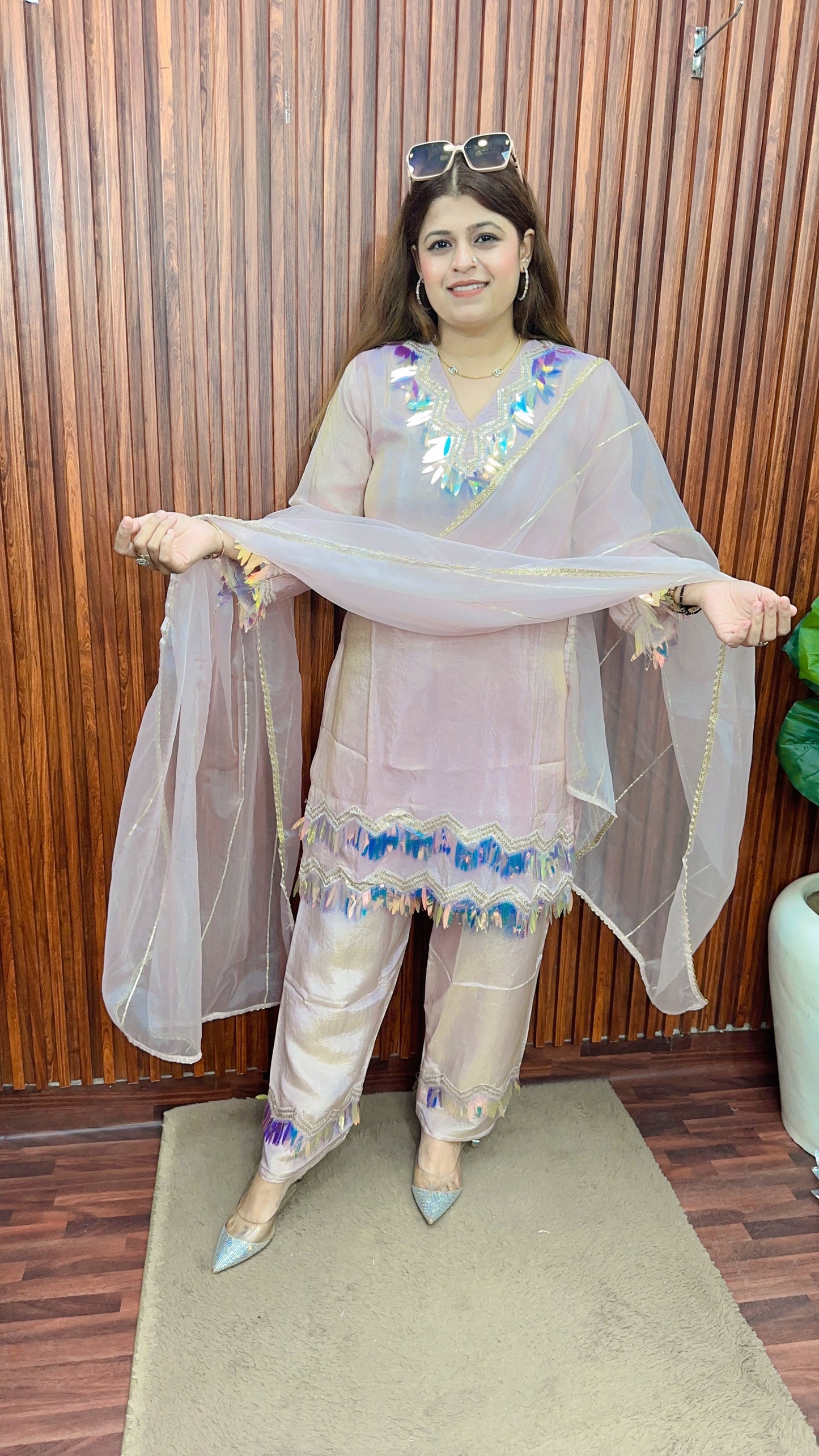 Premium Jimmu choo short kurta with pant