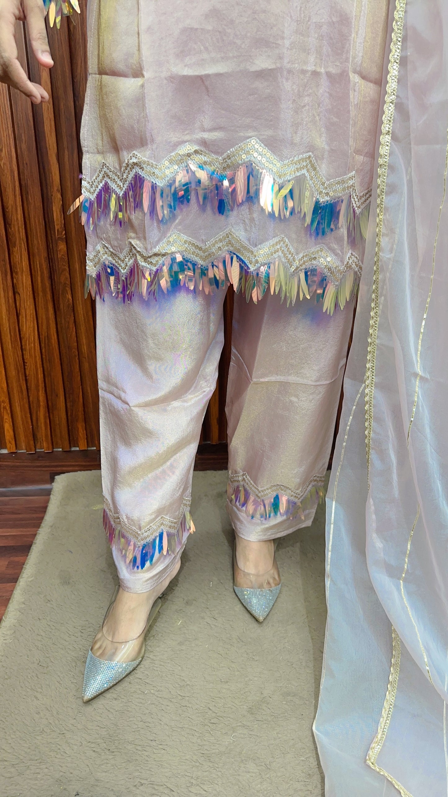 Premium Jimmu choo short kurta with pant
