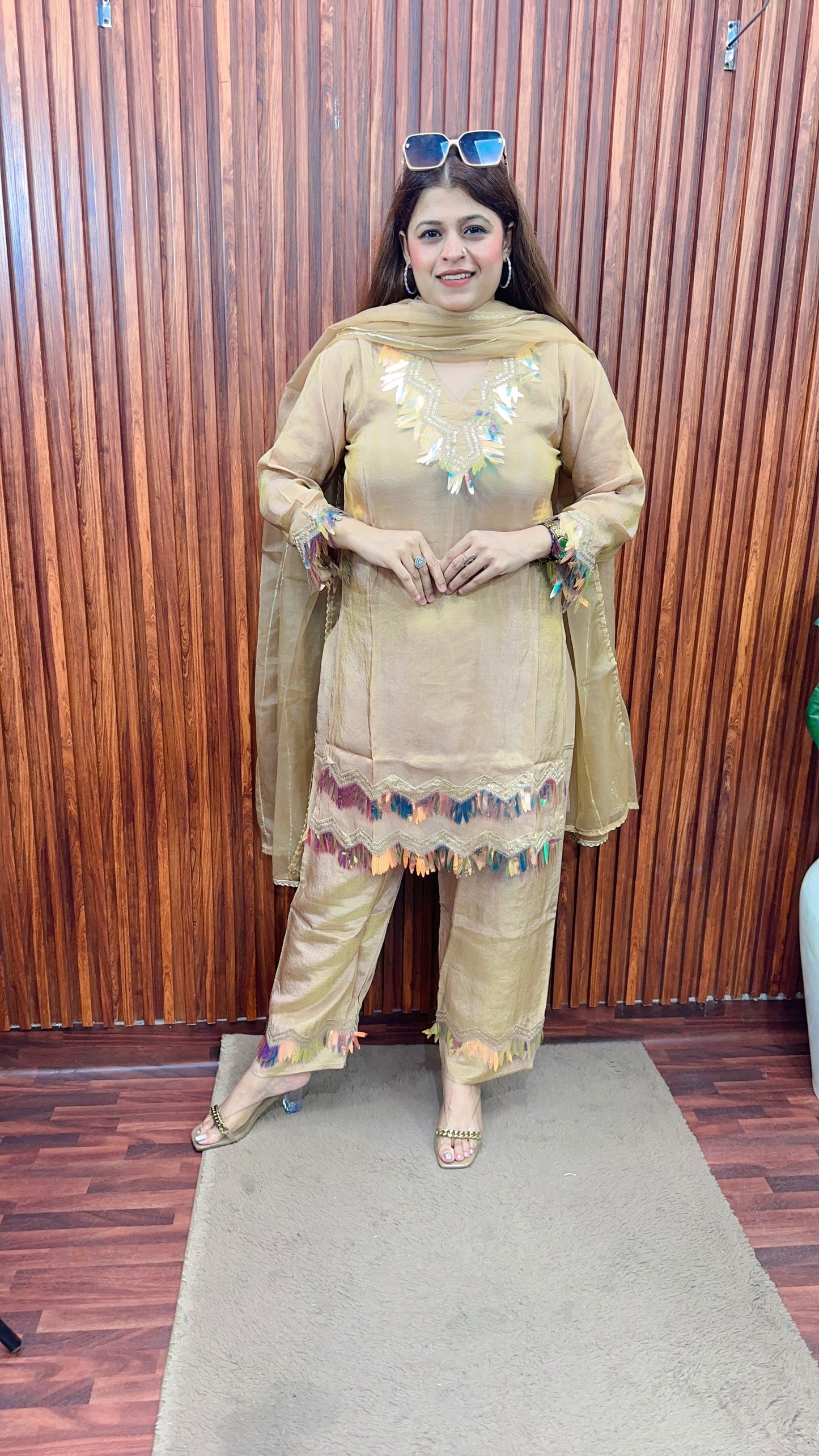 Premium Jimmu choo short kurta with pant