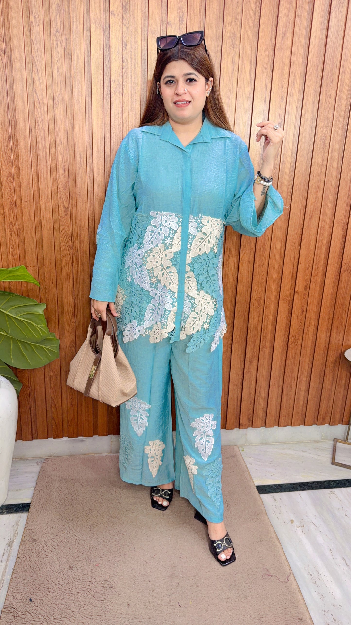 Areeka Crochet Two Piece Coord set
