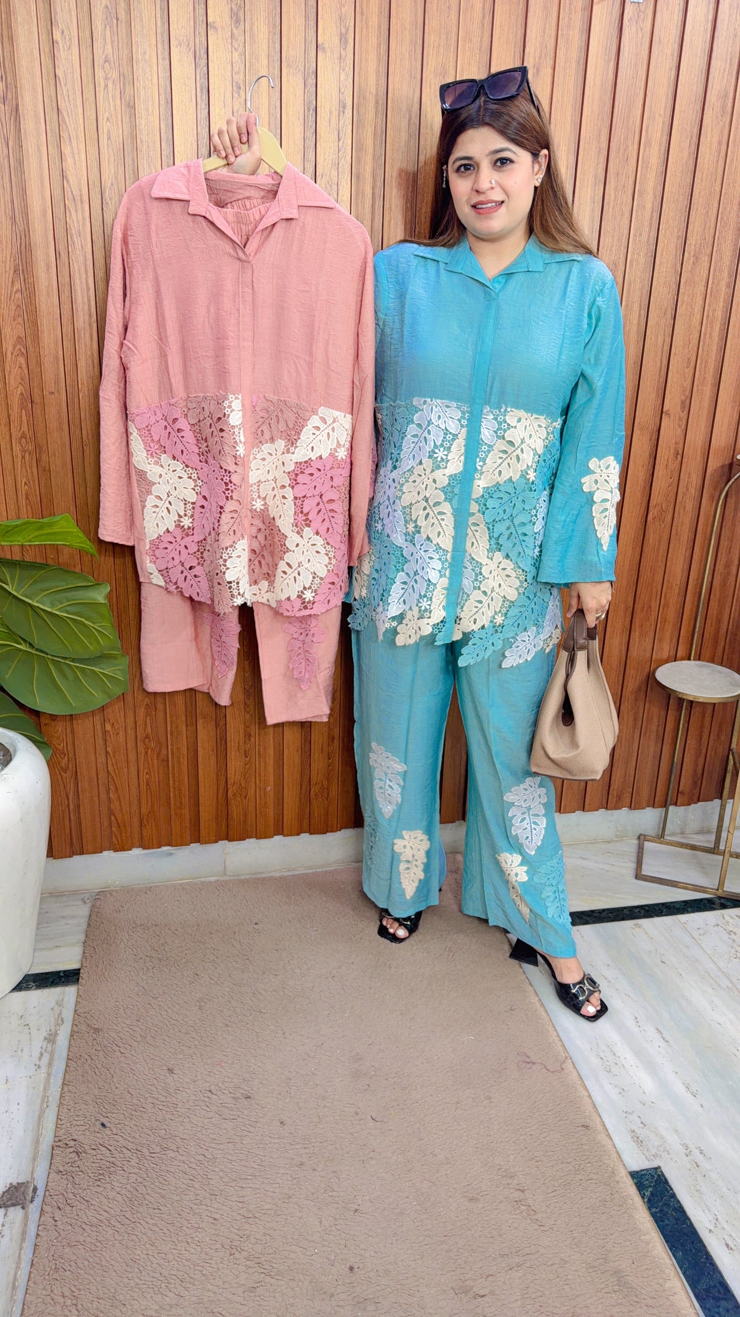 Areeka Crochet Two Piece Coord set