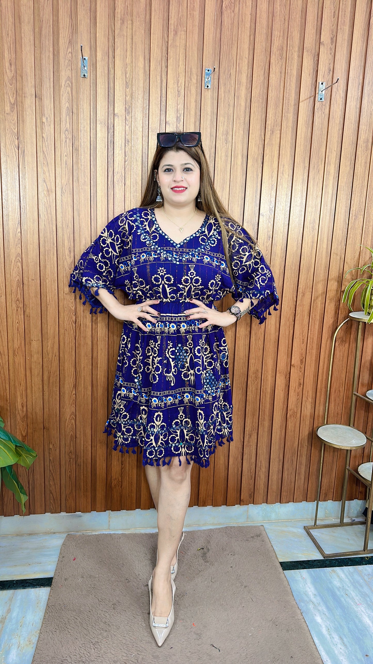 Boho Short Dress Top