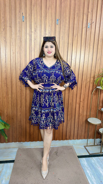 Boho Short Dress Top