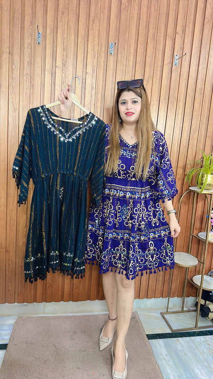 Boho Short Dress Top