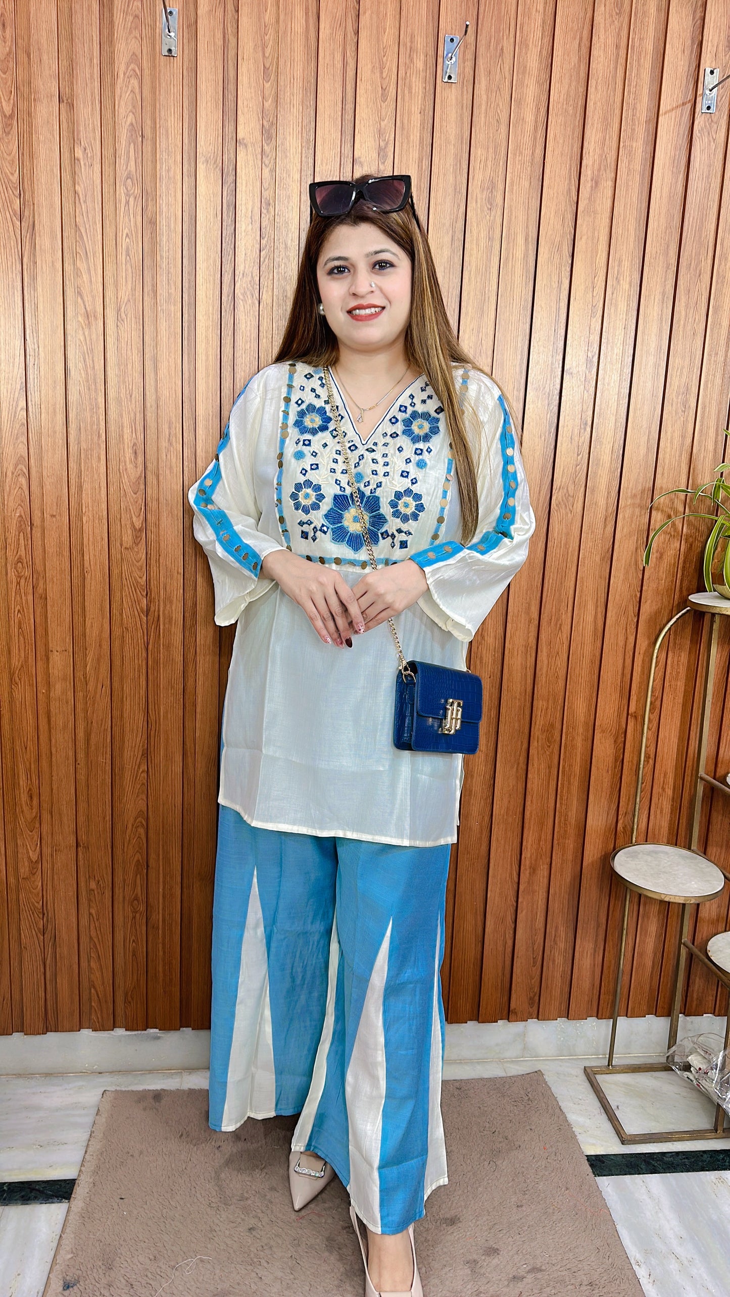 Saanjh Grace Cotton Coord set