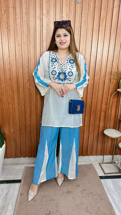 Saanjh Grace Cotton Coord set