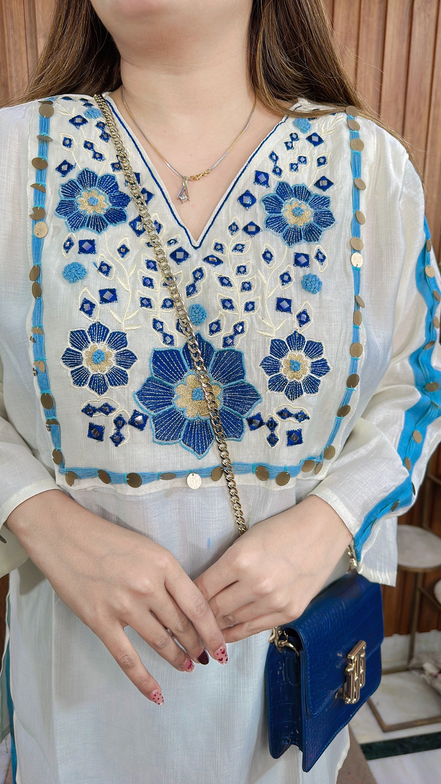 Saanjh Grace Cotton Coord set