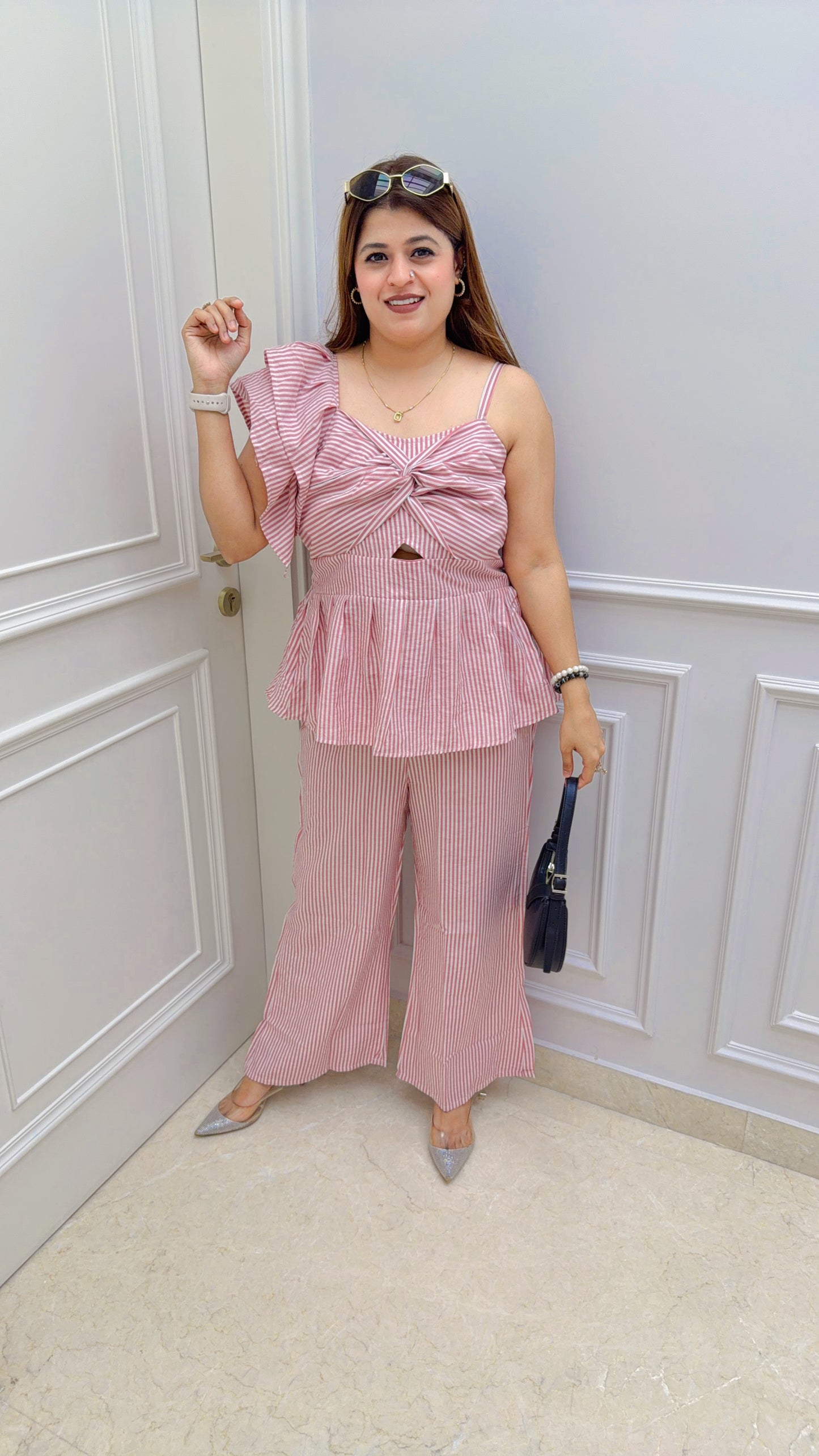 Aroma Strip Two Piece Coord Set