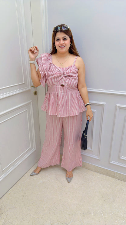 Aroma Strip Two Piece Coord Set