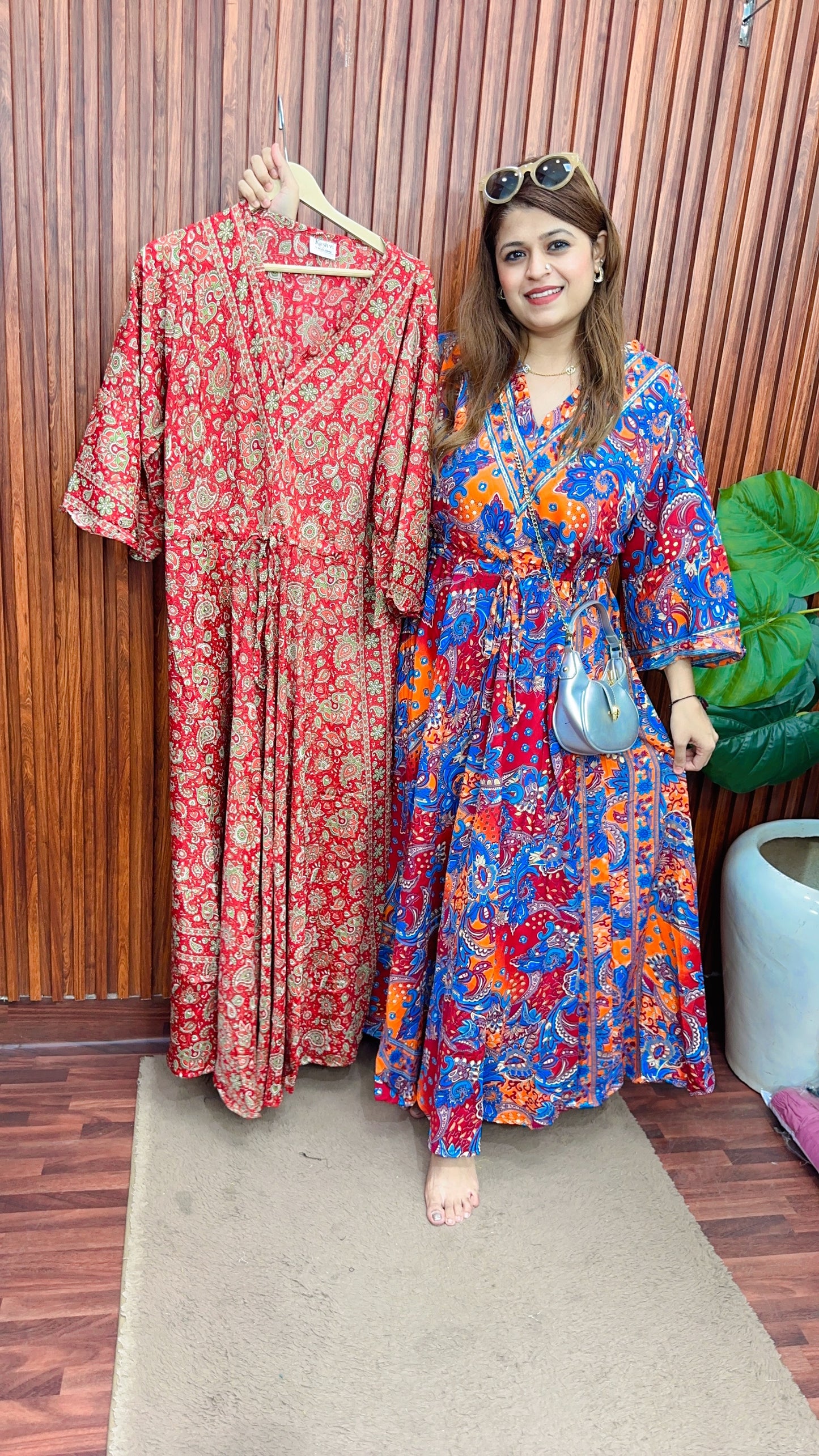 China Silk Long Dress