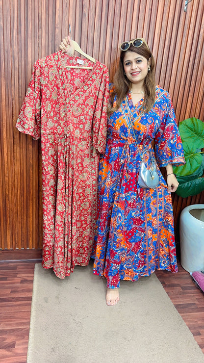 China Silk Long Dress