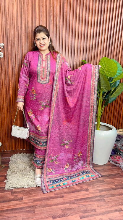 Karachi Digital Woolen Suit Set