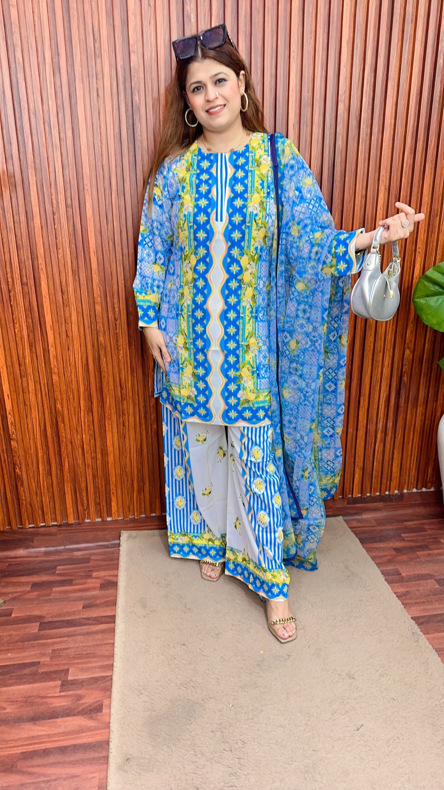 Classic Digital short kurta with dupatta set
