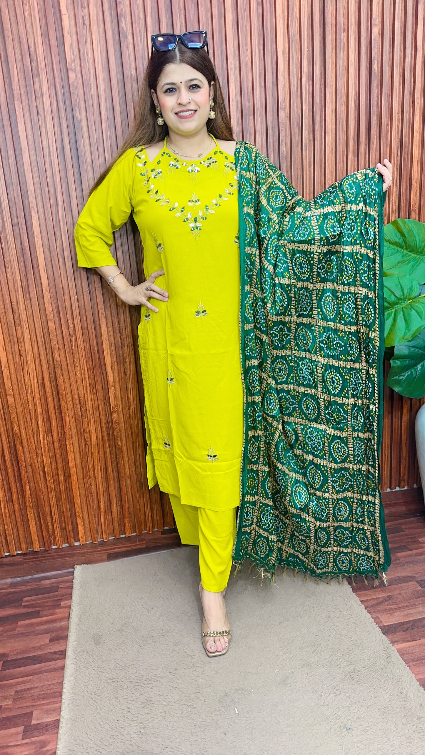 Halter neck Cotton suit