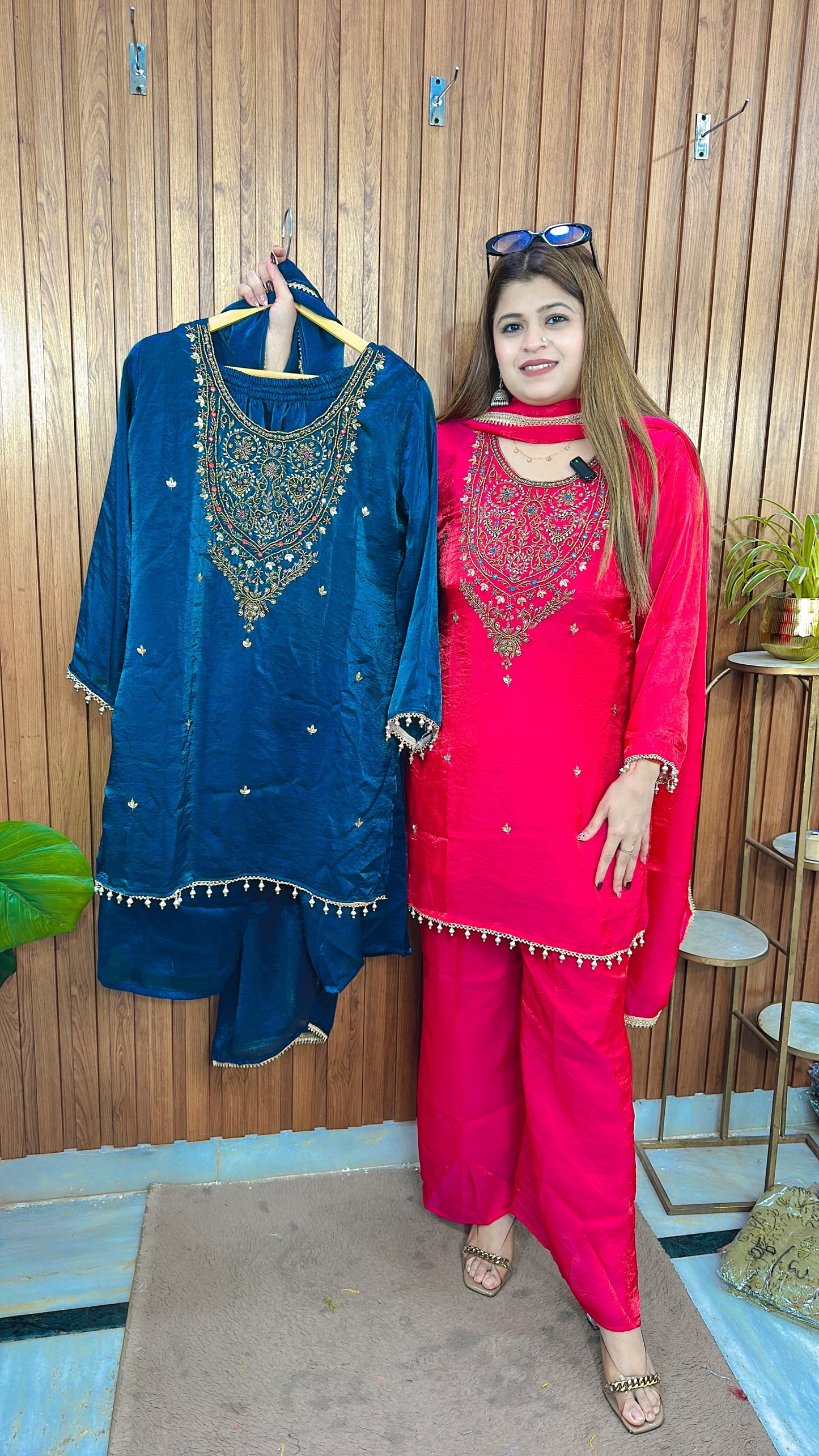 Inaya Cut Dana Work Chinon Suit