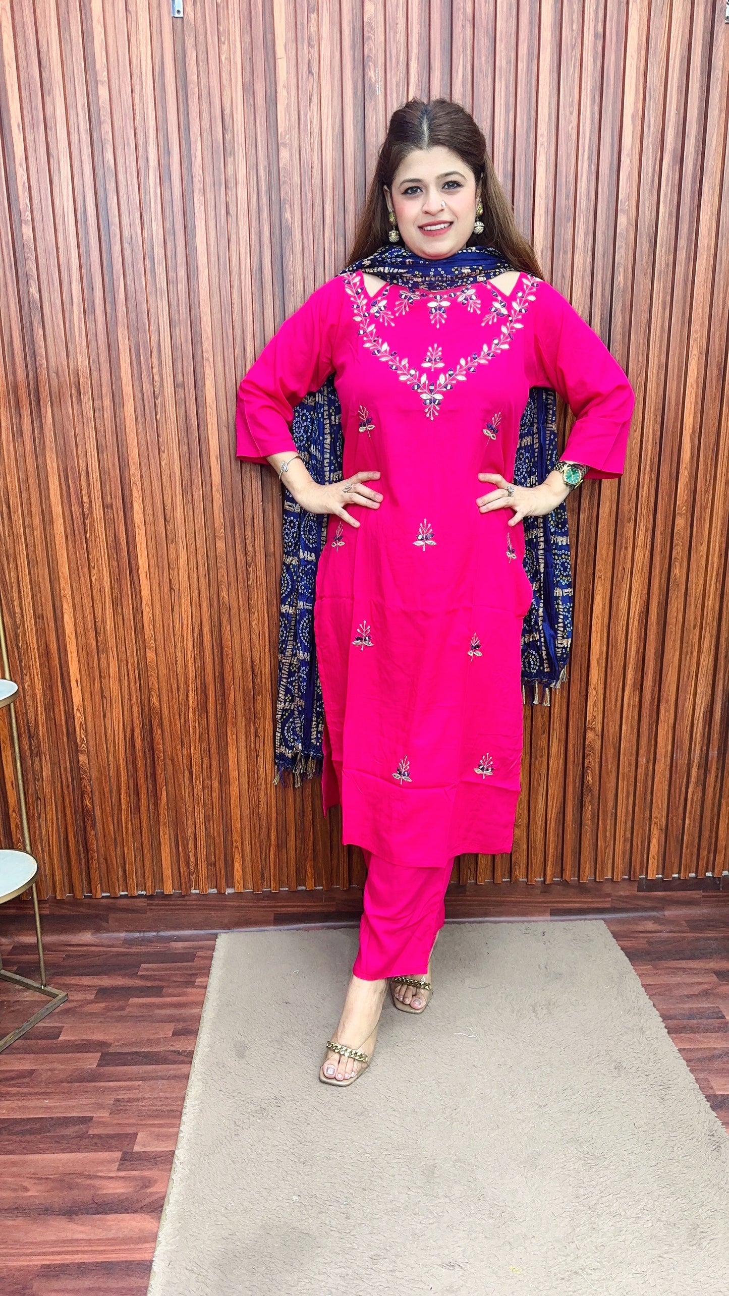 Halter neck Cotton suit
