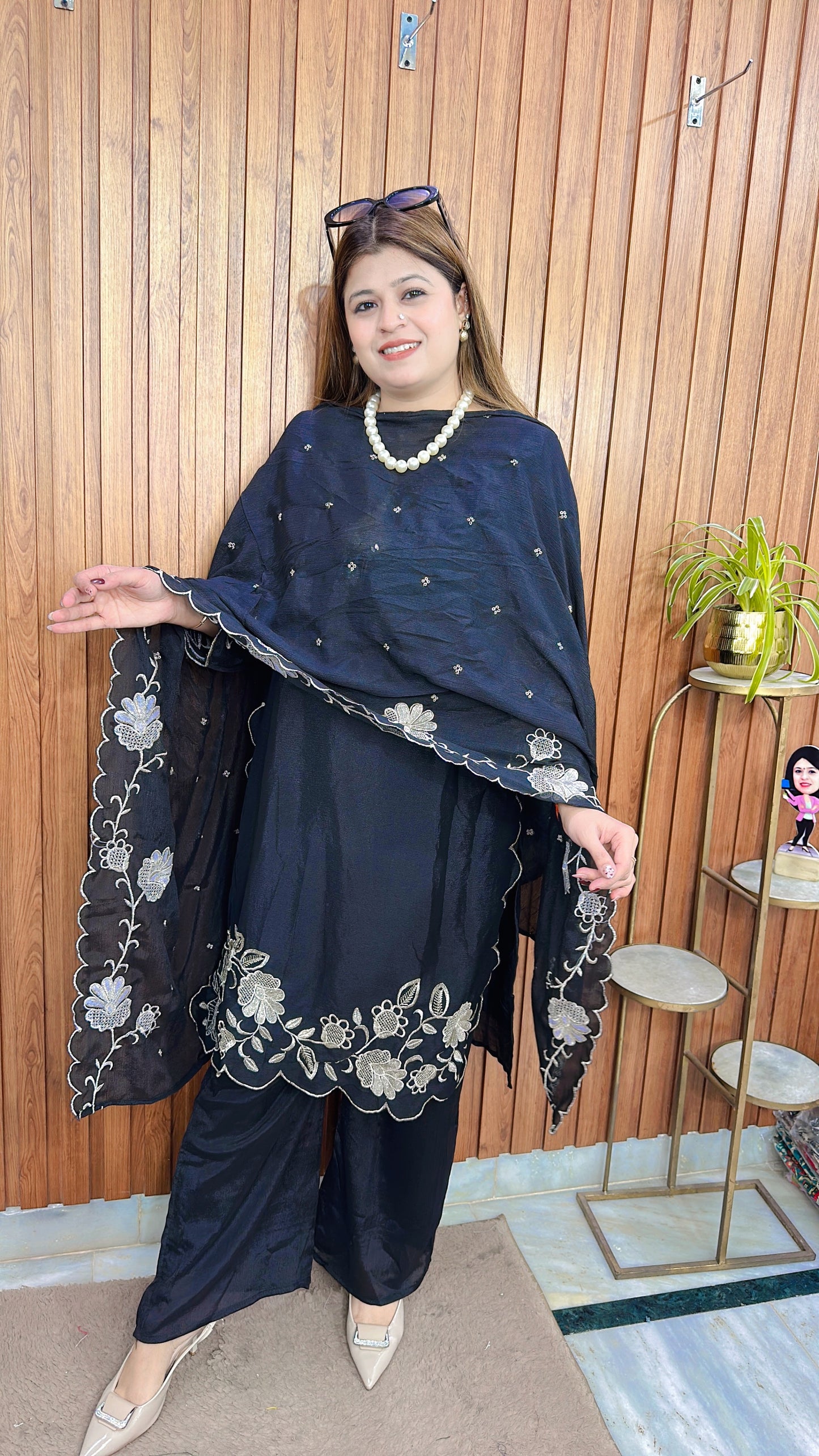 Mahira Chinon Three Piece Suit