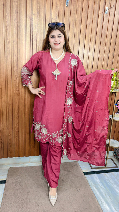 Mahira Chinon Three Piece Suit