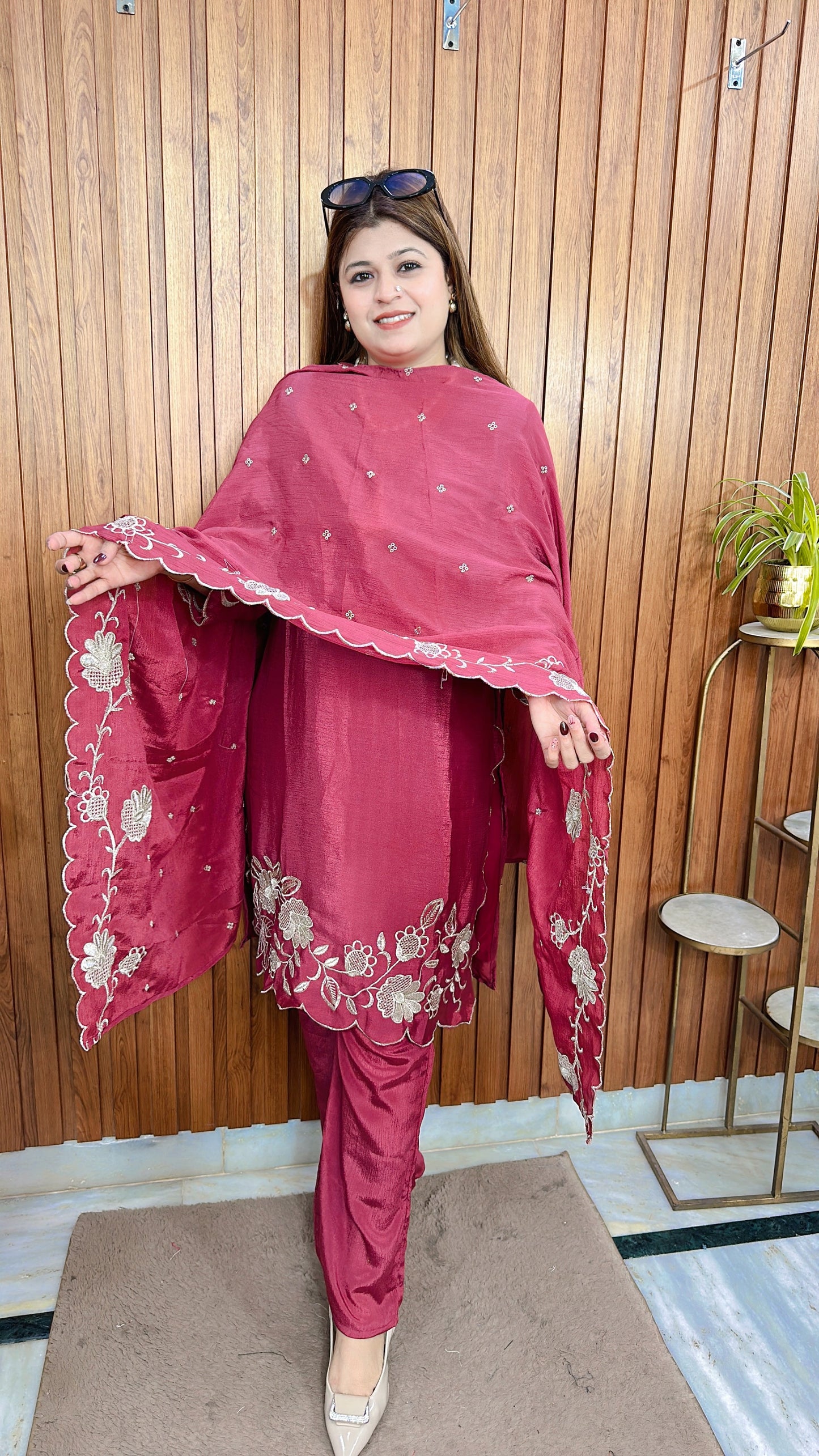 Mahira Chinon Three Piece Suit