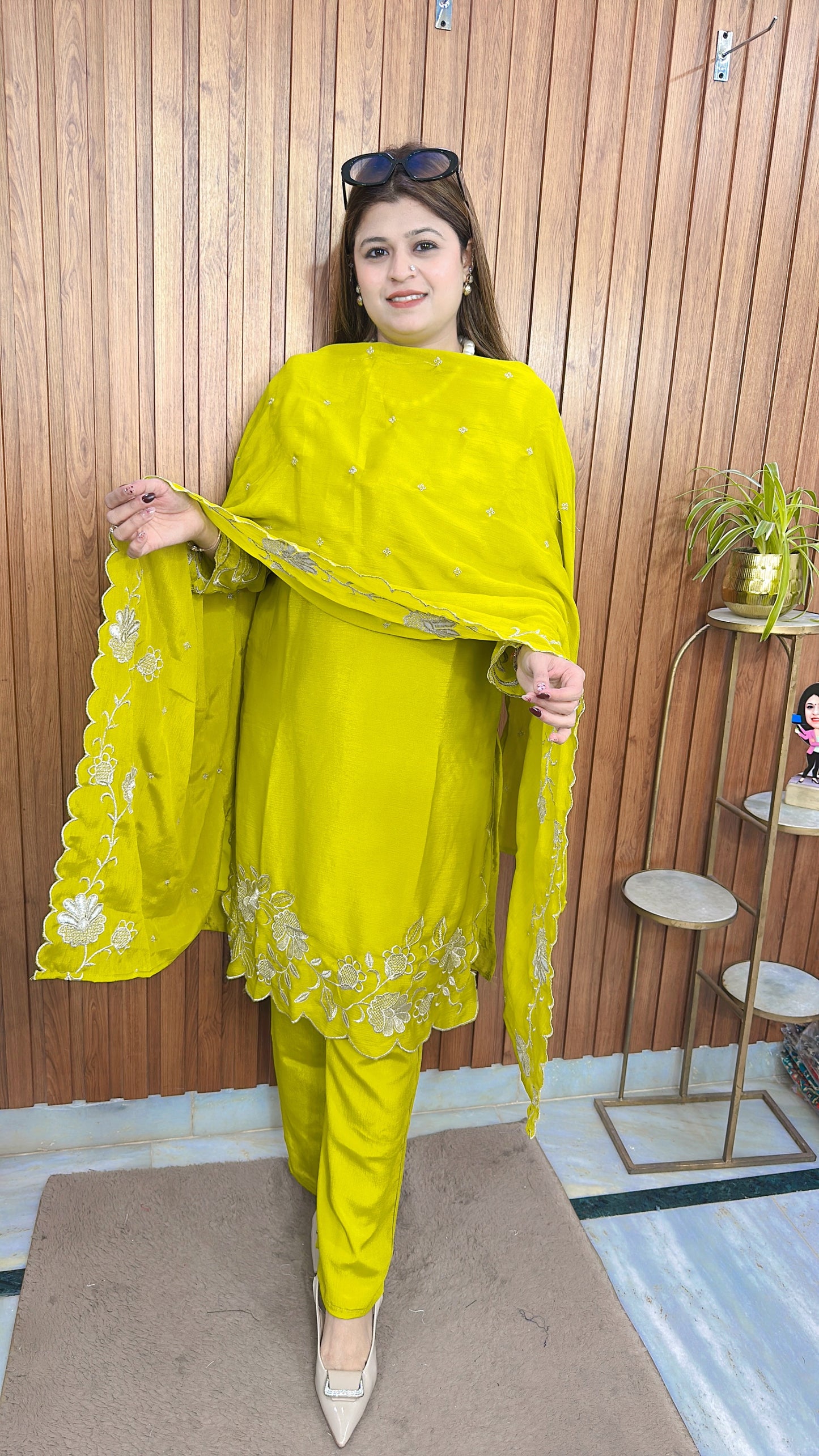 Mahira Chinon Three Piece Suit