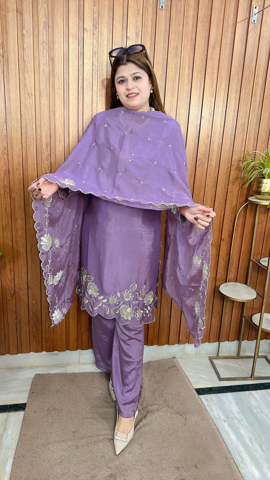 Mahira Chinon Three Piece Suit