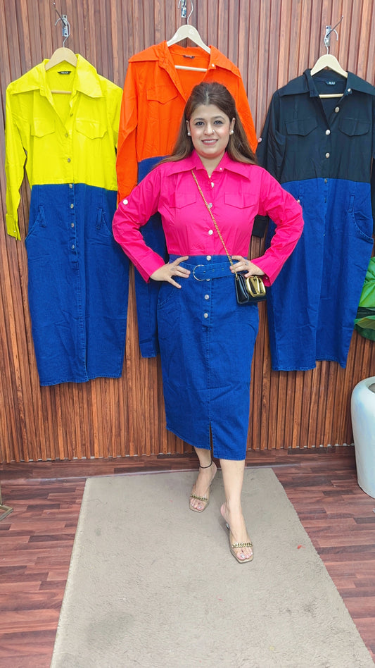 Stylish Denim Dress