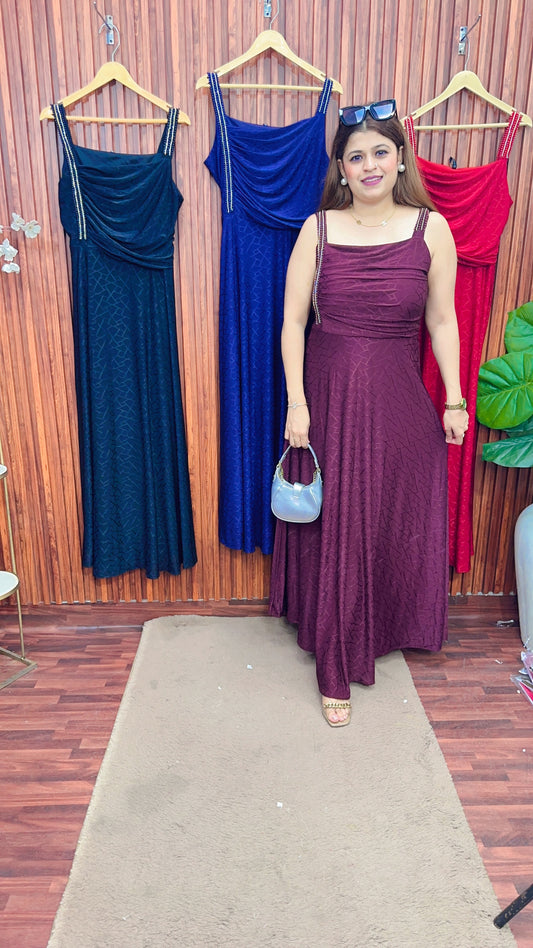 Classy Shoulder Strap Dress