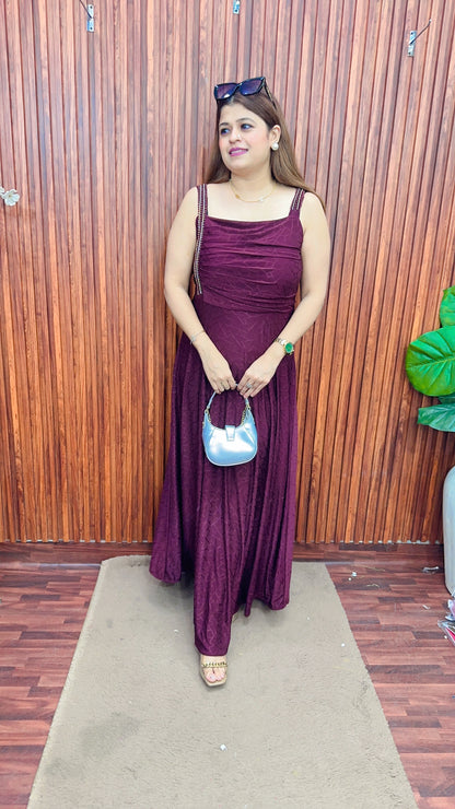 Classy Shoulder Strap Dress