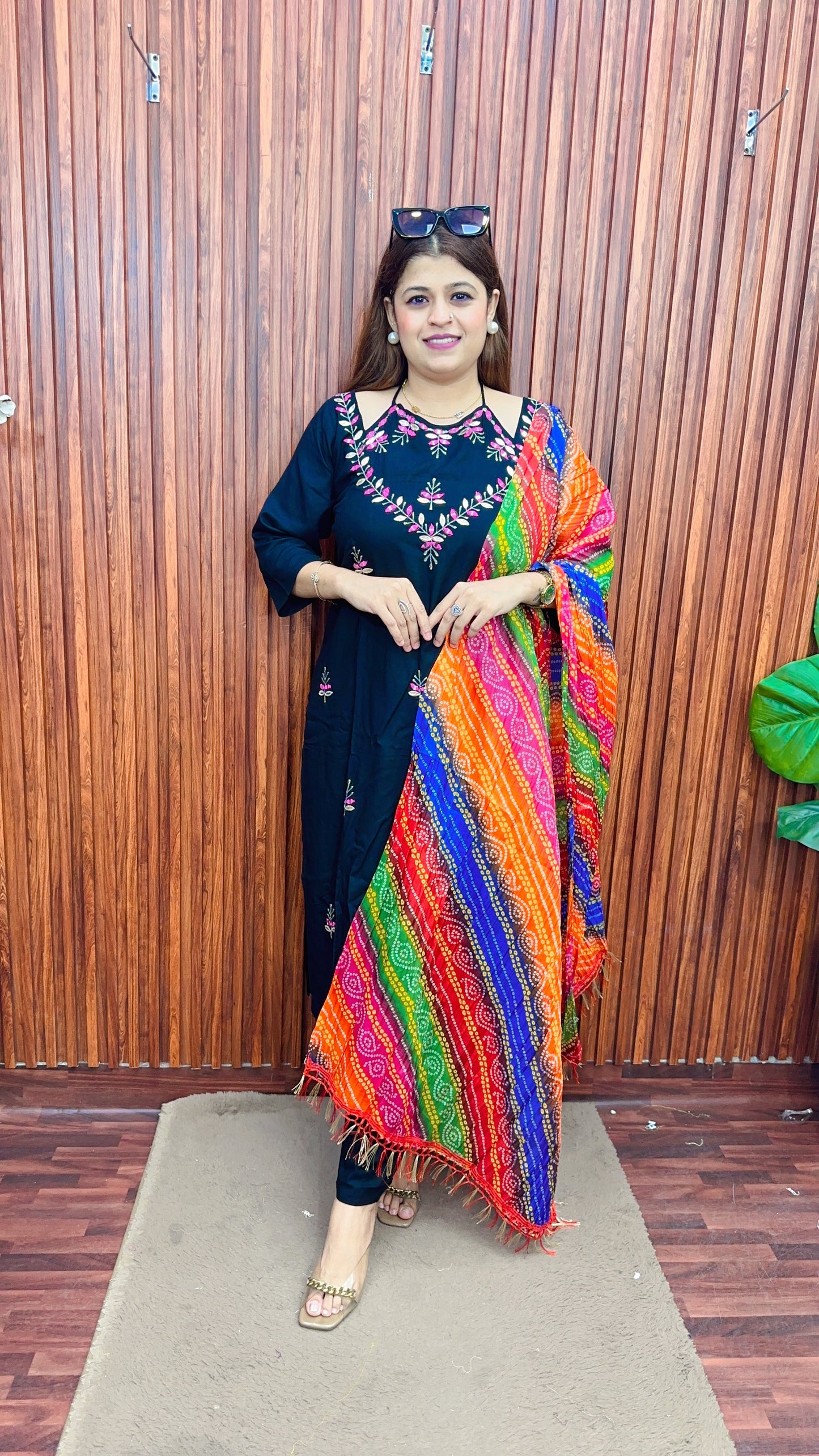 Halter neck Cotton suit