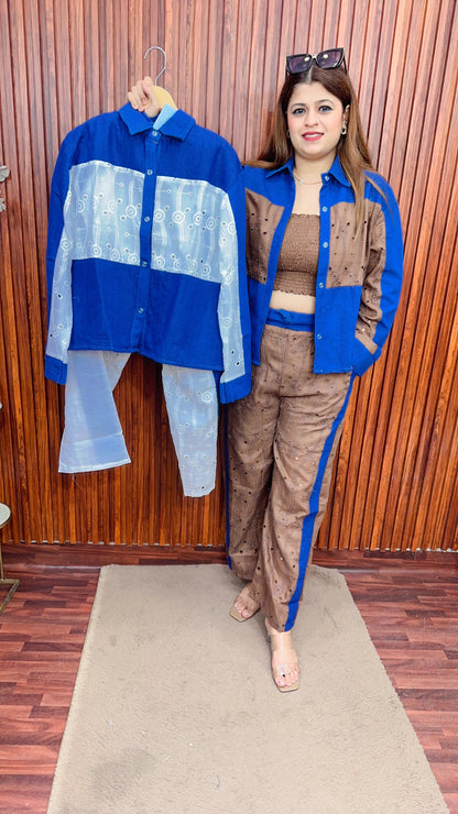 Denim Schifli coord set