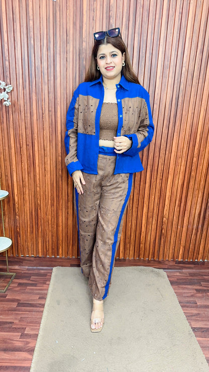 Denim Schifli coord set