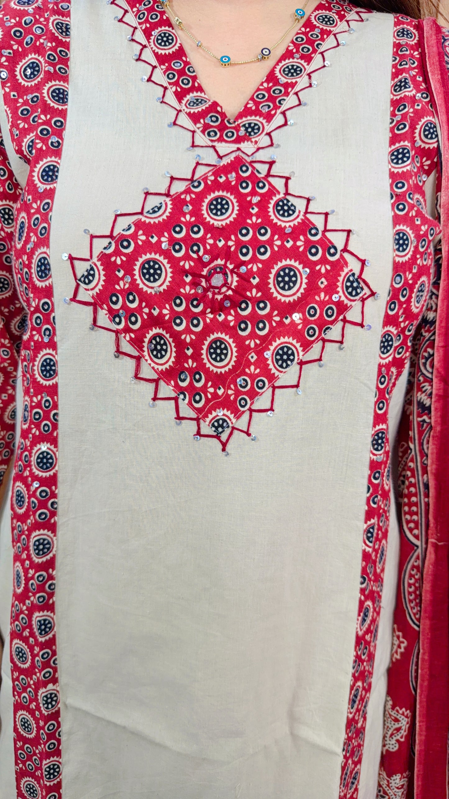 Amvita Cotton Three Piece Suit