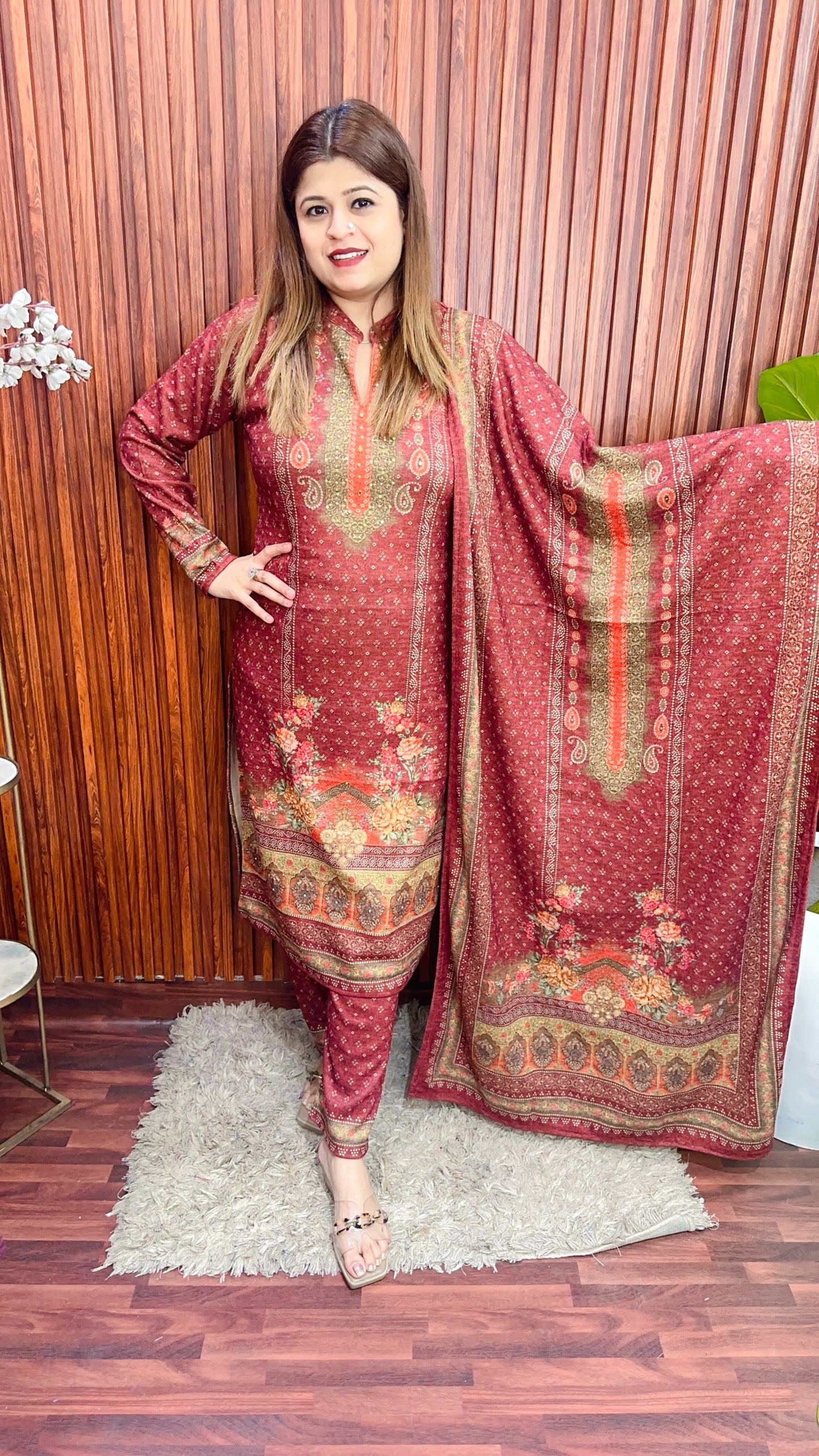 Karachi Digital Woolen Suit Set