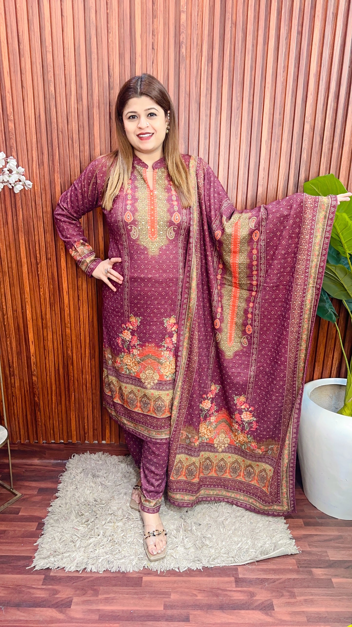 Karachi Digital Woolen Suit Set