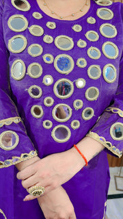 Vaani Mirror Cord Set with potli