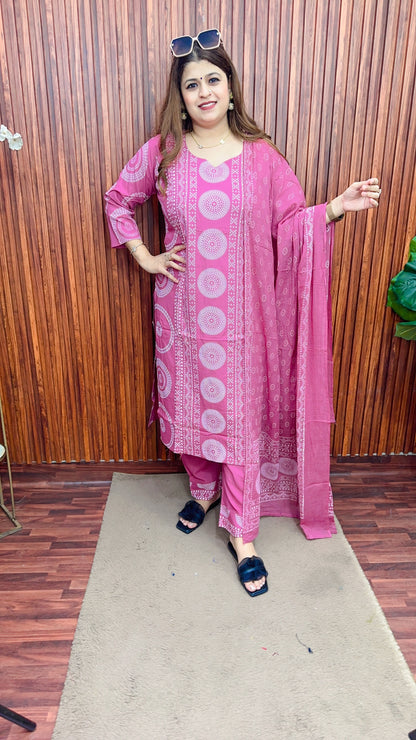 Chakri pure cotton suit