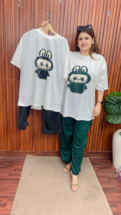 Labubu plus size coord set