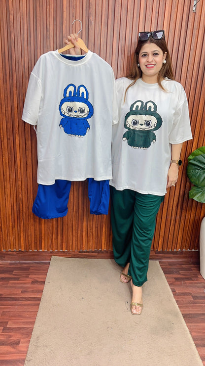 Labubu plus size coord set
