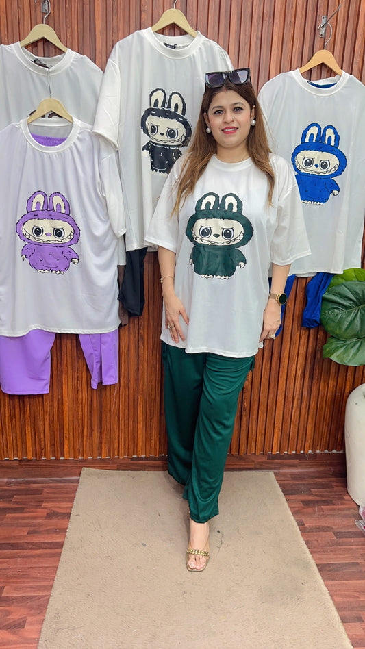 Labubu plus size coord set