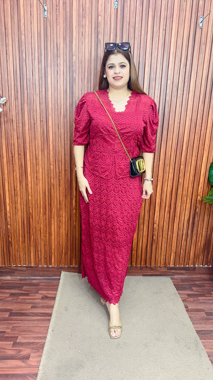 Net Shimmer skirt With top