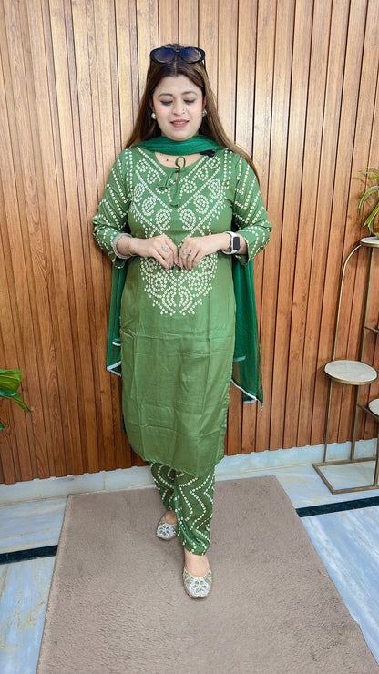 Bandhani Pure Cotton Suit