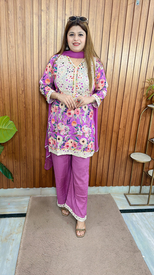 Premium Schifli Cotton Suit