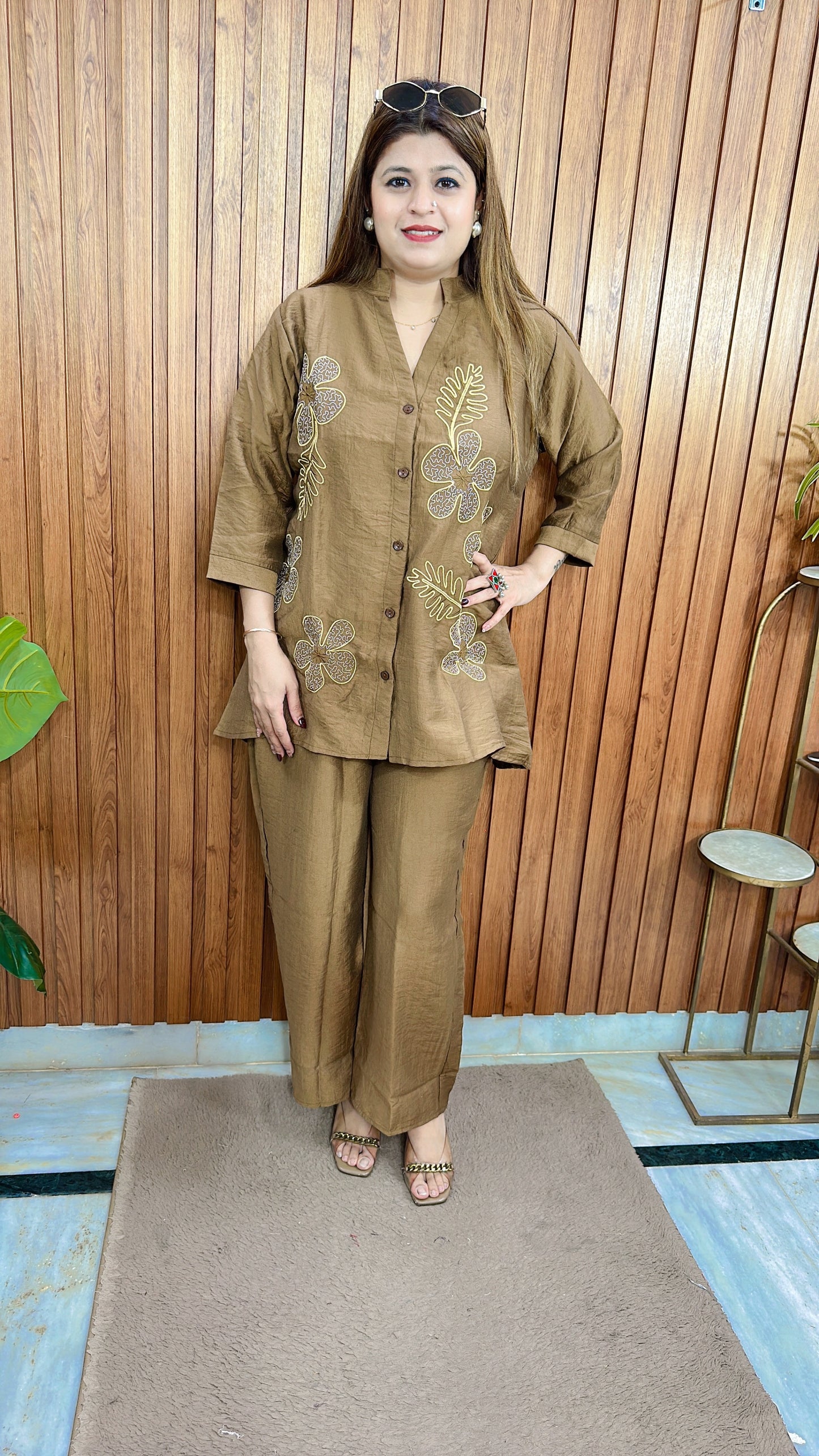 Divana Cotton Linen Coord set