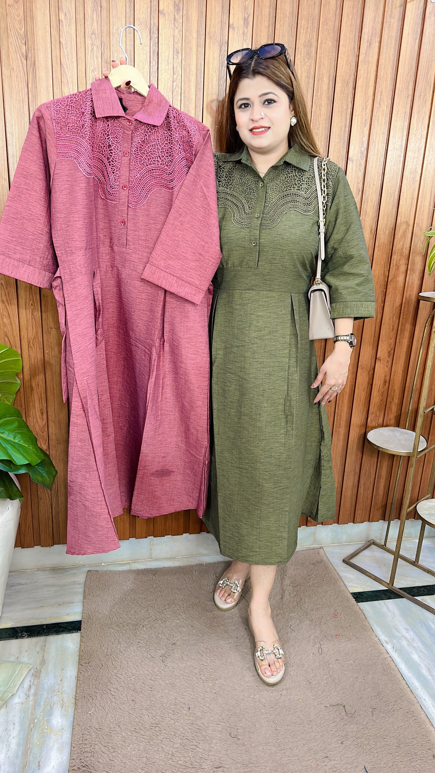 Cotton linen Dress